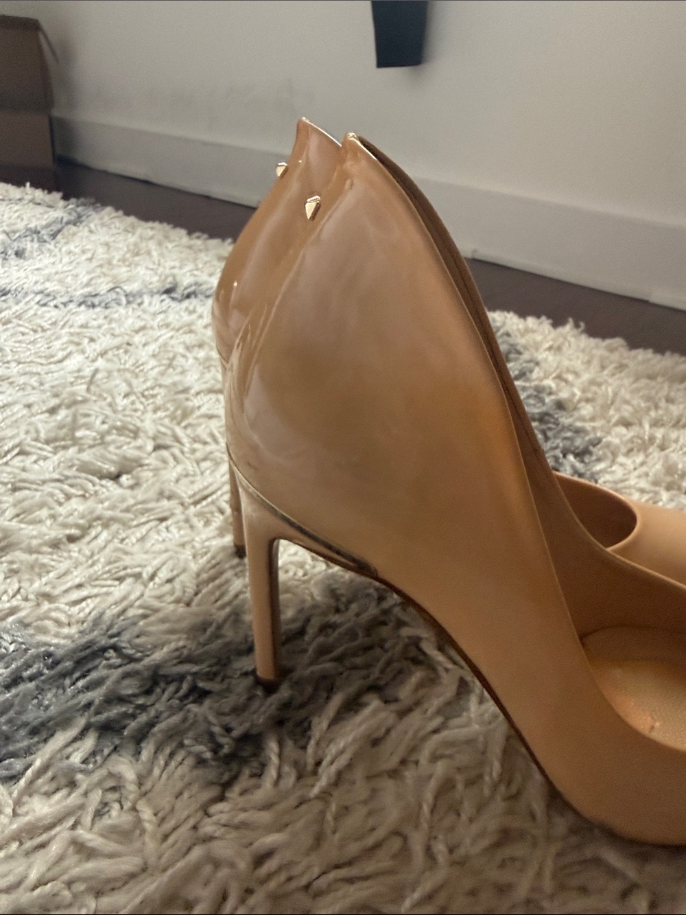 Ted Baker Nude Patent Pointed-Toe Stiletto Pumps - Picture 5 of 7